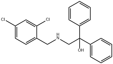 2-[(2,4-DICHLOROBENZYL)AMINO]-1,1-DIPHENYL-1-ETHANOL Struktur