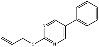 2-(ALLYLSULFANYL)-5-PHENYLPYRIMIDINE Struktur