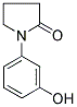 1-(3-HYDROXYPHENYL)PYRROLIDIN-2-ONE Struktur