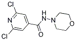 N4-MORPHOLINO-2,6-DICHLOROISONICOTINAMIDE Struktur