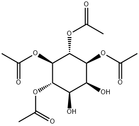 3,4,5,6-TETRA-O-ACETYL-MYO-INOSITOL Struktur