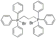 BROMO[3-(1-BROMO-1,1,1-TRIPHENYLPHOSPHORANYL)PROPYL]TRIPHENYLPHOSPHORANE Struktur