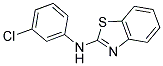 BENZOTHIAZOL-2-YL-(3-CHLORO-PHENYL)-AMINE Struktur