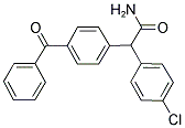 2-(4-BENZOYLPHENYL)-2-(4-CHLOROPHENYL)ACETAMIDE Struktur