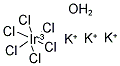 POTASSIUM HEXACHLOROIRIDATE(III) N-HYDRATE Struktur