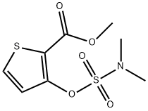 METHYL 3-([(DIMETHYLAMINO)SULFONYL]OXY)-2-THIOPHENECARBOXYLATE Struktur