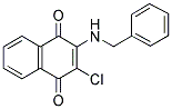 2-(BENZYLAMINO)-3-CHLORONAPHTHOQUINONE Struktur