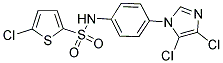 N2-[4-(4,5-DICHLORO-1H-IMIDAZOL-1-YL)PHENYL]-5-CHLOROTHIOPHENE-2-SULFONAMIDE Struktur