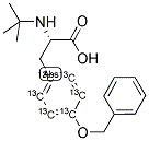 L-TYROSINE-N-T-BOC, O-BENZYL ETHER (RING-13C6) Struktur