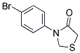 3-(4-BROMOPHENYL)-1,3-THIAZOLAN-4-ONE Struktur