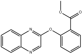 METHYL 2-(2-QUINOXALINYLOXY)-BENZENECARBOXYLATE Struktur