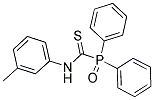 N-(3-METHYLPHENYL)OXO(DIPHENYL)PHOSPHORANECARBOTHIOAMIDE Struktur