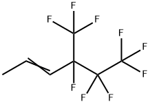 4,5,5,6,6,6-HEXAFLUORO-4-(TRIFLUOROMETHYL)HEX-2-ENE Struktur