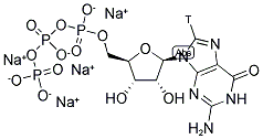 GUANOSINE 5' TRIPHOSPHATE, TETRASODIUM SALT, [GUANOSINE 8-3H] Struktur