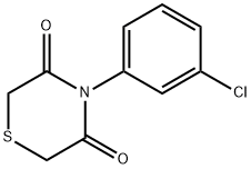 4-(3-CHLOROPHENYL)-3,5-THIOMORPHOLINEDIONE Struktur