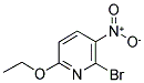 2-BROMO-6-ETHOXY-3-NITROPYRIDINE Struktur