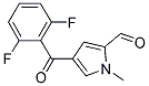 4-(2,6-DIFLUOROBENZOYL)-1-METHYL-1H-PYRROLE-2-CARBALDEHYDE Struktur