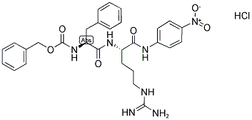 Z-PHE-ARG-PNA HCL Struktur