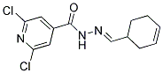 N'-4-CYCLOHEX-3-ENYLMETHYLIDENE-2,6-DICHLOROPYRIDINE-4-CARBOHYDRAZIDE Struktur