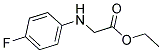 ETHYL [(4-FLUOROPHENYL)AMINO]ACETATE Struktur