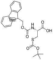 FMOC-CYS(T-BUTOXYCARBONYLMETHYL)-OH Struktur