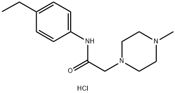 1-[2-(4-ETHYLANILINO)-2-OXOETHYL]-4-METHYLHEXAHYDROPYRAZIN-1-IUM CHLORIDE Struktur