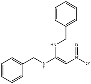 N-BENZYL-N-[1-(BENZYLAMINO)-2-NITROVINYL]AMINE Struktur