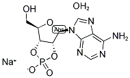 ADENOSINE 2',3'-CYCLIC MONOPHOSPHATE, SODIUM SALT HYDRATE Struktur