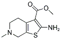 METHYL 2-AMINO-6-METHYL-4,5,6,7-TETRAHYDROTHIENO-[2,3-C]PYRIDINE-3-CARBOXYLATE Struktur