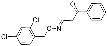 3-OXO-3-PHENYLPROPANAL O-(2,4-DICHLOROBENZYL)OXIME Struktur