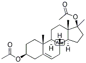 5-ANDROSTEN-17-ALPHA-METHYL-3-BETA, 17-BETA-DIOL DIACETATE Struktur