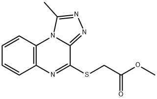 METHYL 2-[(1-METHYL[1,2,4]TRIAZOLO[4,3-A]QUINOXALIN-4-YL)SULFANYL]ACETATE Struktur