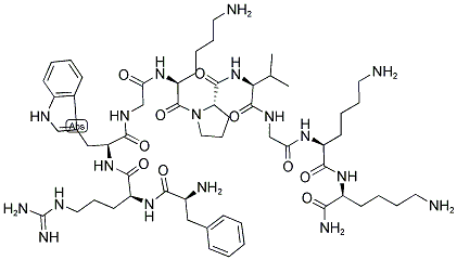 ACTH (7-16) AMIDE, HUMAN Struktur