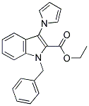 ETHYL 1-BENZYL-3-(1H-PYRROL-1-YL)-1H-INDOLE-2-CARBOXYLATE Struktur