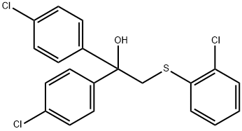 1,1-BIS(4-CHLOROPHENYL)-2-[(2-CHLOROPHENYL)SULFANYL]-1-ETHANOL Struktur