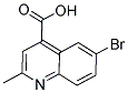 6-BROMO-2-METHYL-QUINOLINE-4-CARBOXYLIC ACID Struktur