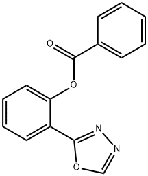 2-(1,3,4-OXADIAZOL-2-YL)PHENYL BENZENECARBOXYLATE Struktur