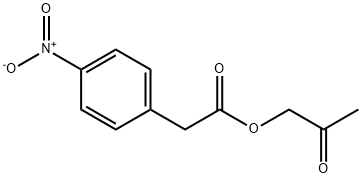 2-OXOPROPYL 2-(4-NITROPHENYL)ACETATE Struktur