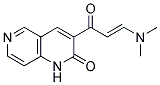 3-[(E)-3-(DIMETHYLAMINO)-2-PROPENOYL]-1,6-NAPHTHYRIDIN-2(1H)-ONE Struktur