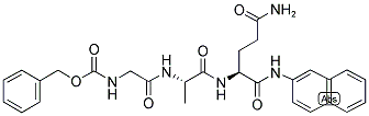 Z-GLY-ALA-GLN-BETANA Struktur