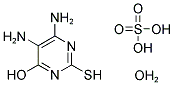 4,5-DIAMINO-6-HYDROXY-2-MERCAPTOPYRIMIDINE HEMISULFATE HYDRATE Struktur