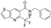 N-BENZYL-5-(TRIFLUOROMETHYL)THIENO[3,2-B]PYRIDINE-6-CARBOXAMIDE Struktur