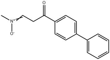 (3-[1,1'-BIPHENYL]-4-YL-3-OXOPROPYLIDENE)(METHYL)AMMONIUMOLATE Struktur