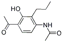 N1-(4-ACETYL-3-HYDROXY-2-PROPYLPHENYL)ACETAMIDE Struktur