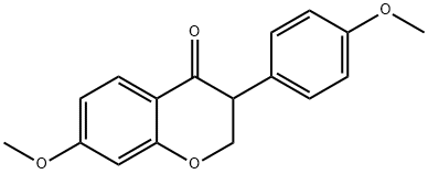 4',7-DIMETHOXYISOFLAVANONE Struktur