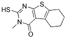 2-MERCAPTO-3-METHYL-5,6,7,8-TETRAHYDRO-3H-BENZO[4,5]THIENO[2,3-D]PYRIMIDIN-4-ONE Struktur