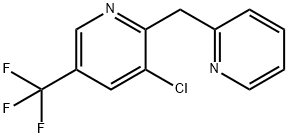 3-CHLORO-2-(2-PYRIDINYLMETHYL)-5-(TRIFLUOROMETHYL)PYRIDINE Struktur