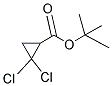 TERT-BUTYL 2,2-DICHLOROCYCLOPROPANE-1-CARBOXYLATE Struktur