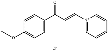 1-(4-METHOXYPHENYL)-3-PYRIDINIUM-1-YLPROP-2-EN-1-ONE CHLORIDE Struktur