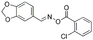 5-(([(2-CHLOROBENZOYL)OXY]IMINO)METHYL)-1,3-BENZODIOXOLE Struktur